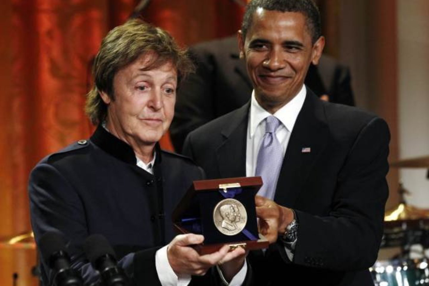 B.Obama (dešinėje) vadino P.McCartney iškiliausiu visų laikų dainų kūrėju.
