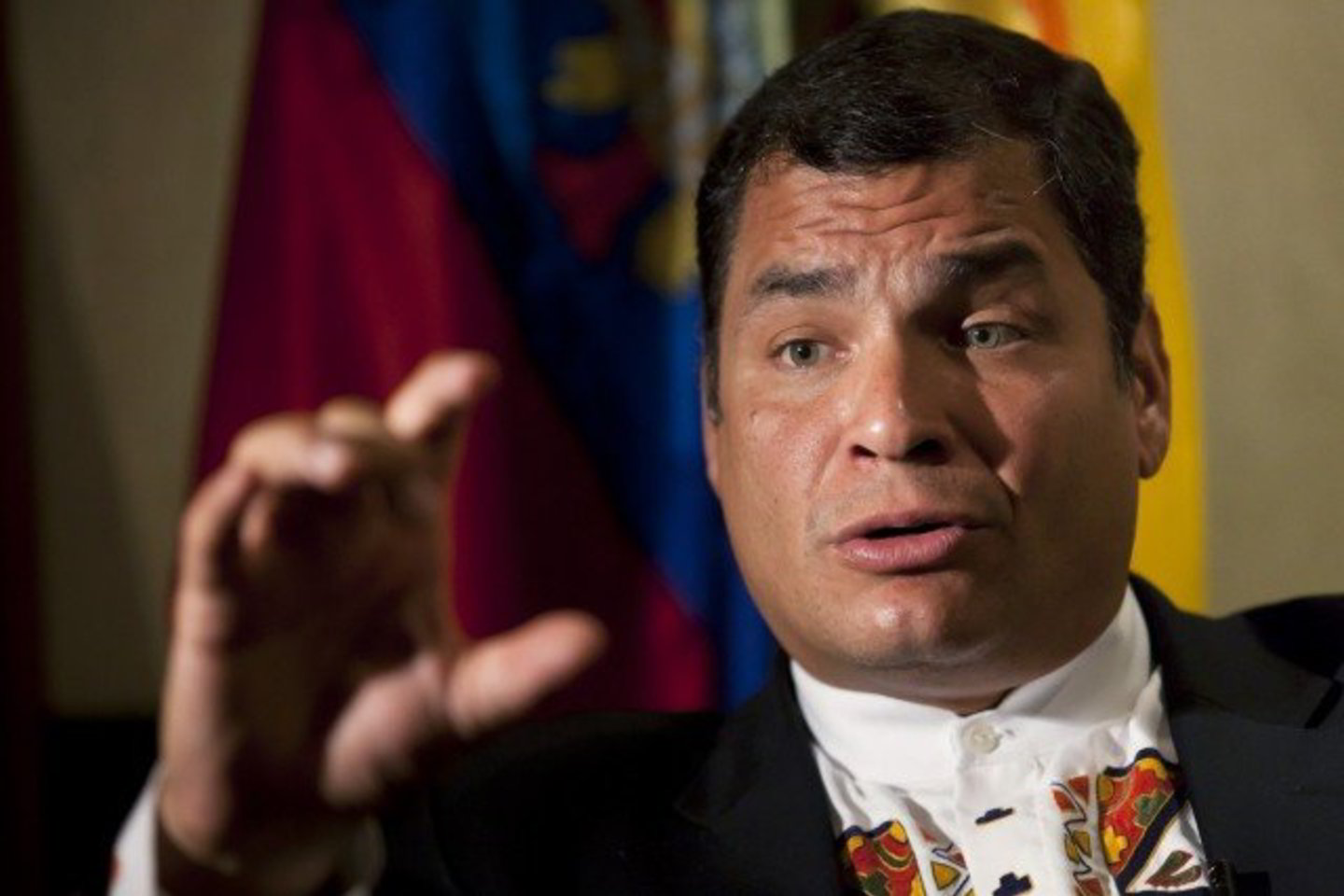 Ekvadoro prezidentas Rafaelis Correa.