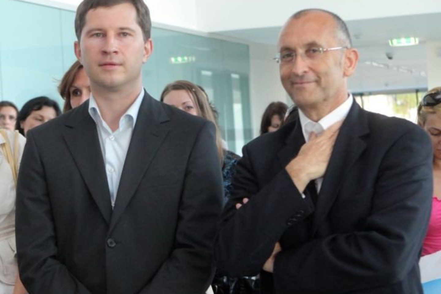 "Novaturo" generalinis direktorius Marius Horbačauskas ir Izraelio turizmo reikalų atašė Michaelis Chenas.