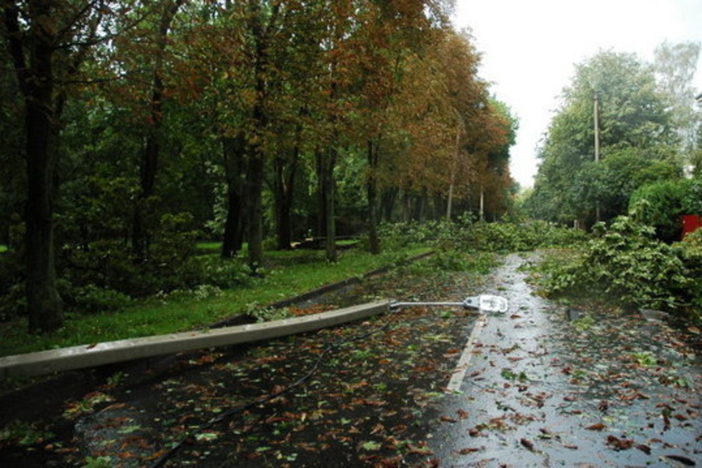 Gyventojų nuolat prašoma, kad jie būtų kuo atsargesni, pamatę nutrūkusius laidus.