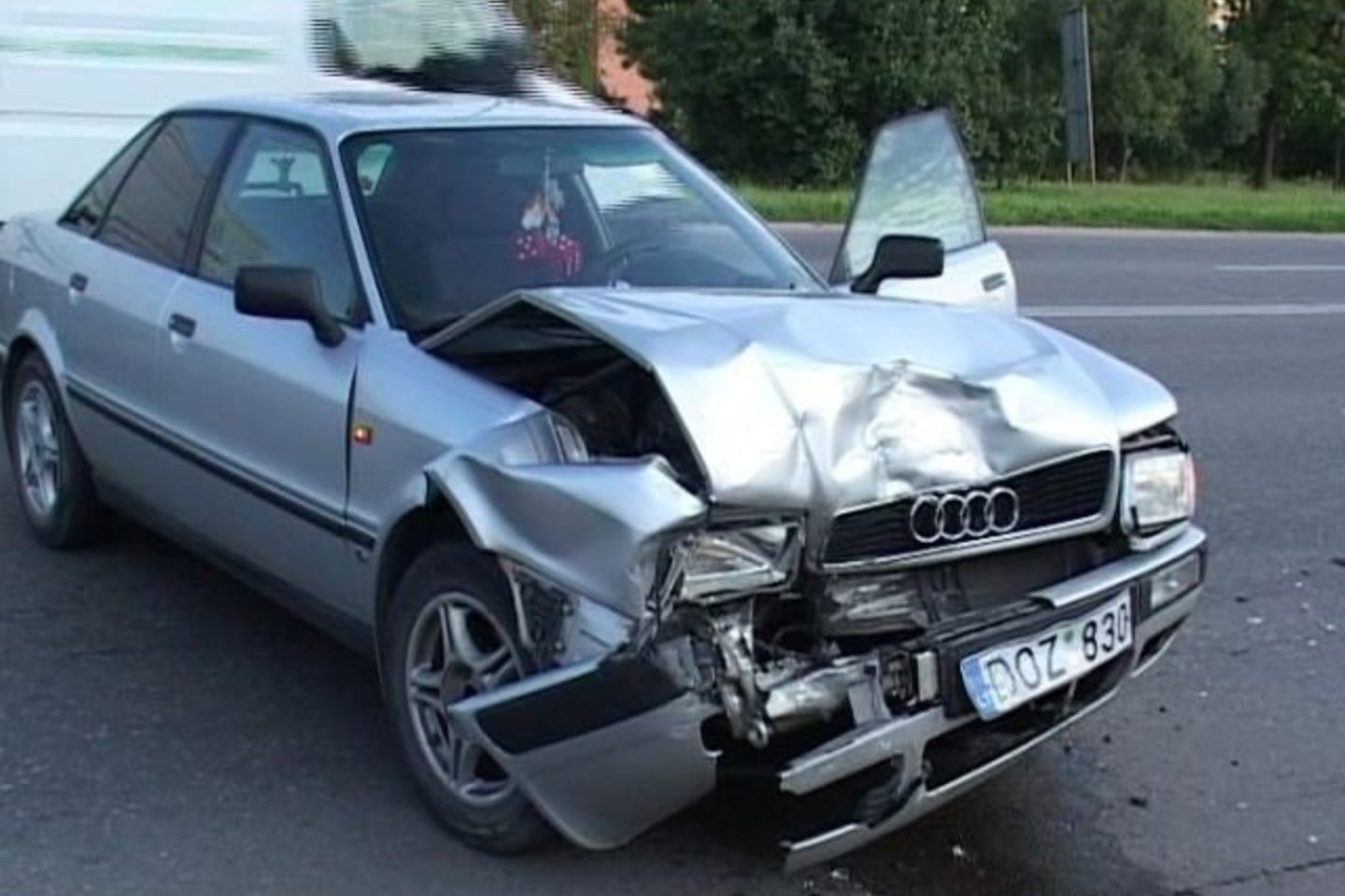 "Audi 80" automobilio vairuotojas buvo neblaivus.