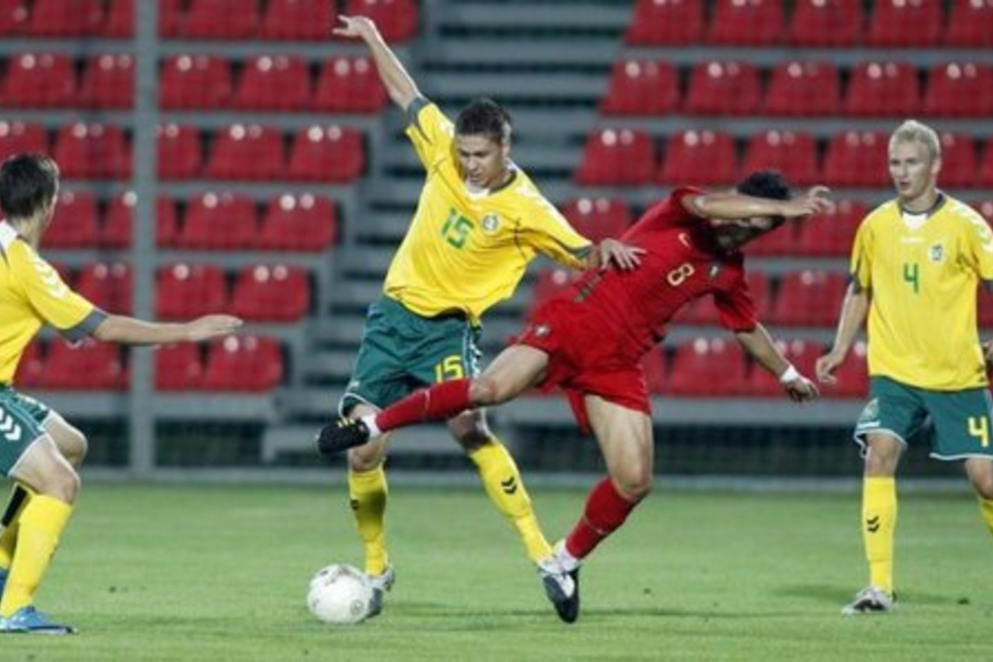 Jaunieji Lietuvos futbolininkai antrajame kėlinyje diktavo sąlygas, tačiau įvarčio nepelnė.
