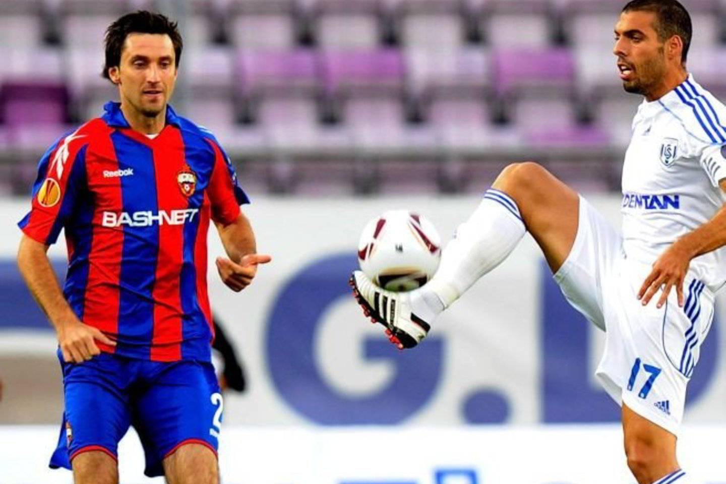 D.Šemberas kovoja su „Lausanne-Sport“ komandos žaidėju.