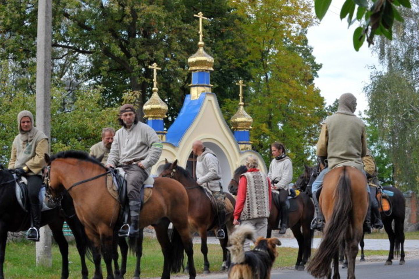 Žygeiviams Ukrainoje, kaip ir Baltarusijoje, užduodamas tas pats klausimas: „Kur jojate?“