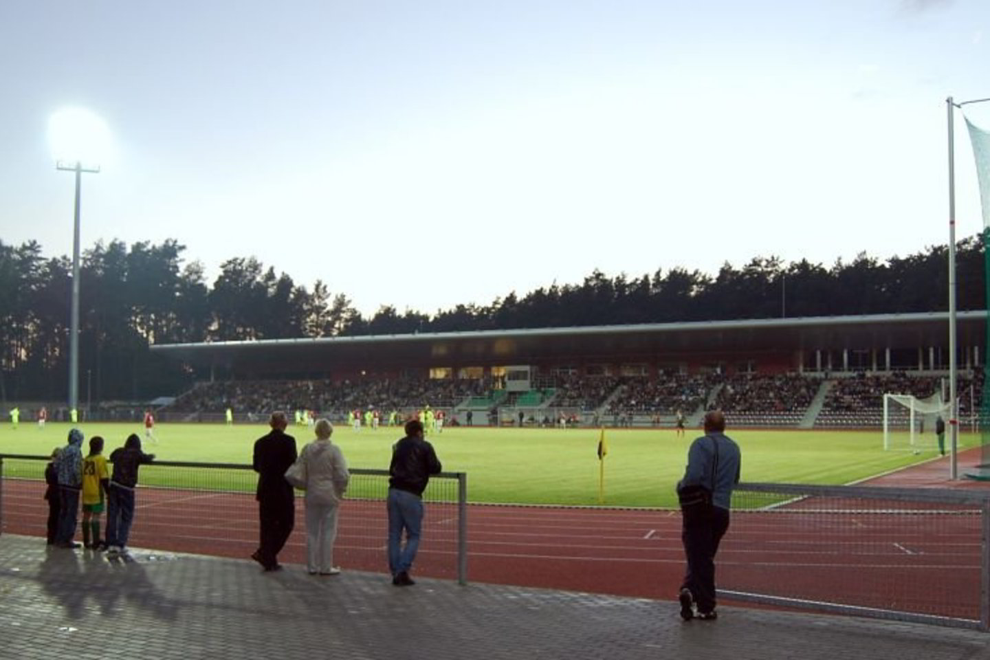 Viena iš potencialių būsimo čempionato varžybų vietų - naujasis Alytaus stadionas.