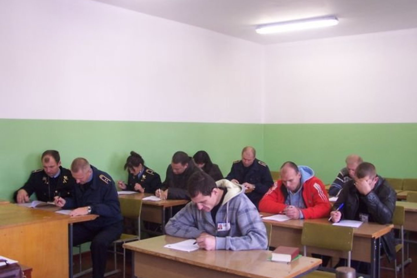 Konstitucijos egzaminas vyko ir Marijampolės pataisos namuose.