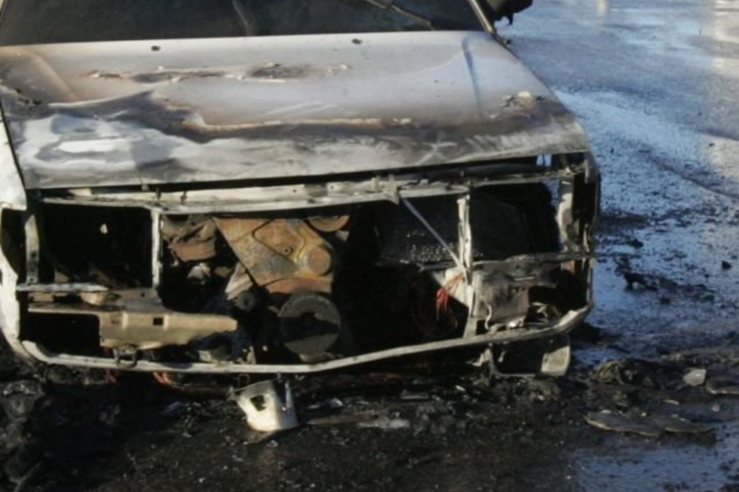 Sprogimas įvyko dėl automobilio salone susikaupusių dujų.