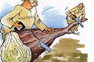 Po politikos saule šildosi turtuoliai ir skurdžiai