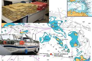 Lietuvis su 380 kg kokaino kroviniu įkliuvo Karibų jūroje (nuotraukos)