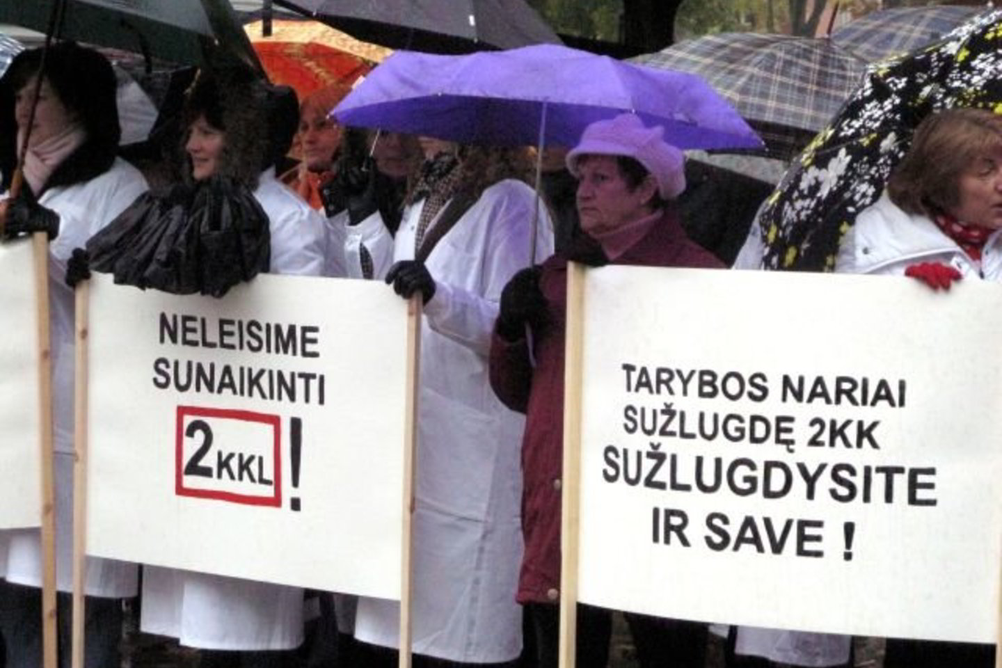 Miesto meras po mitingo žadėjo susitikti su 10 ligoninės atstovų ir pasiaiškinti jų protestų tikrąją esmę.