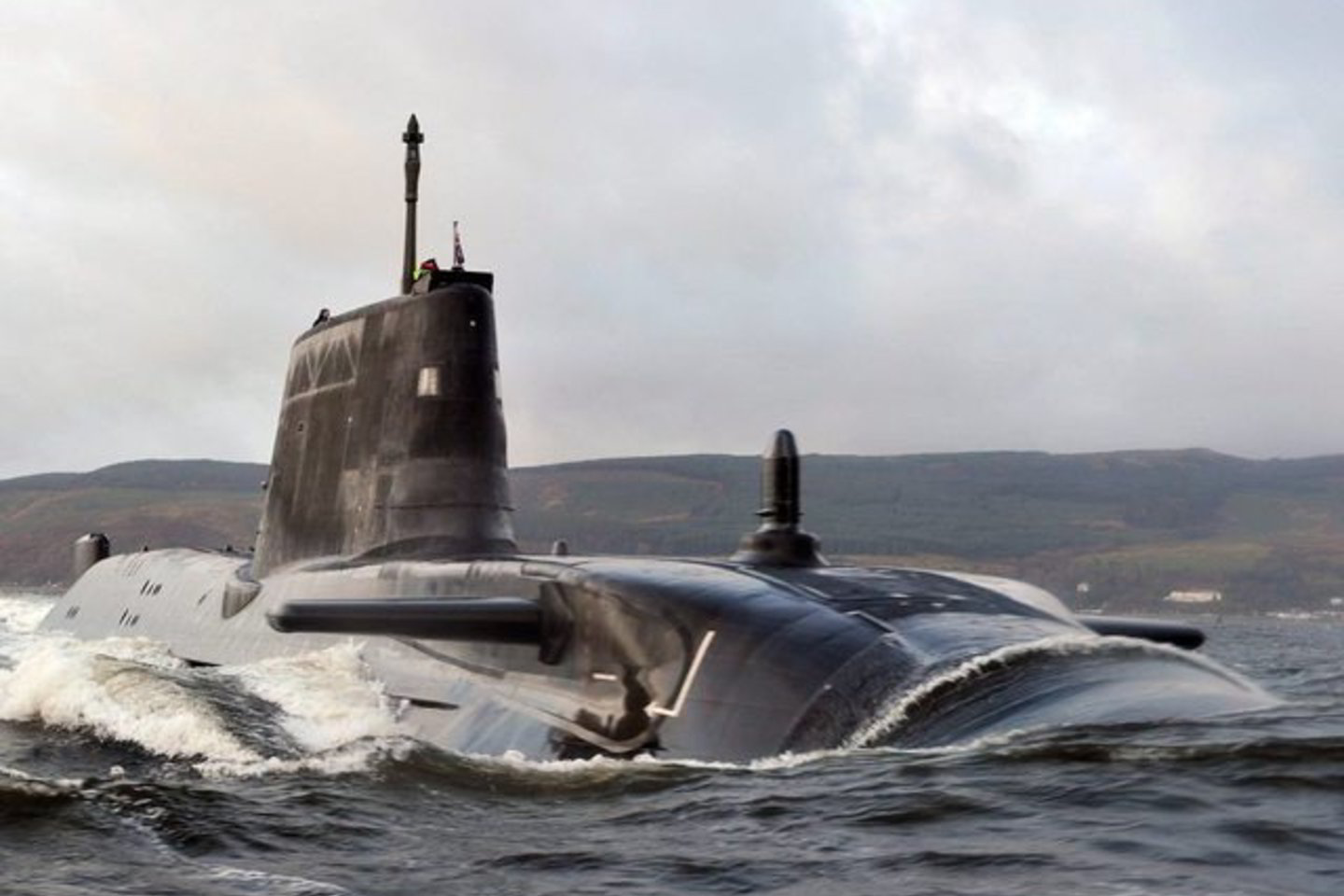 „HMS Astute“ gali gabenti 38 torpedas ir raketas.