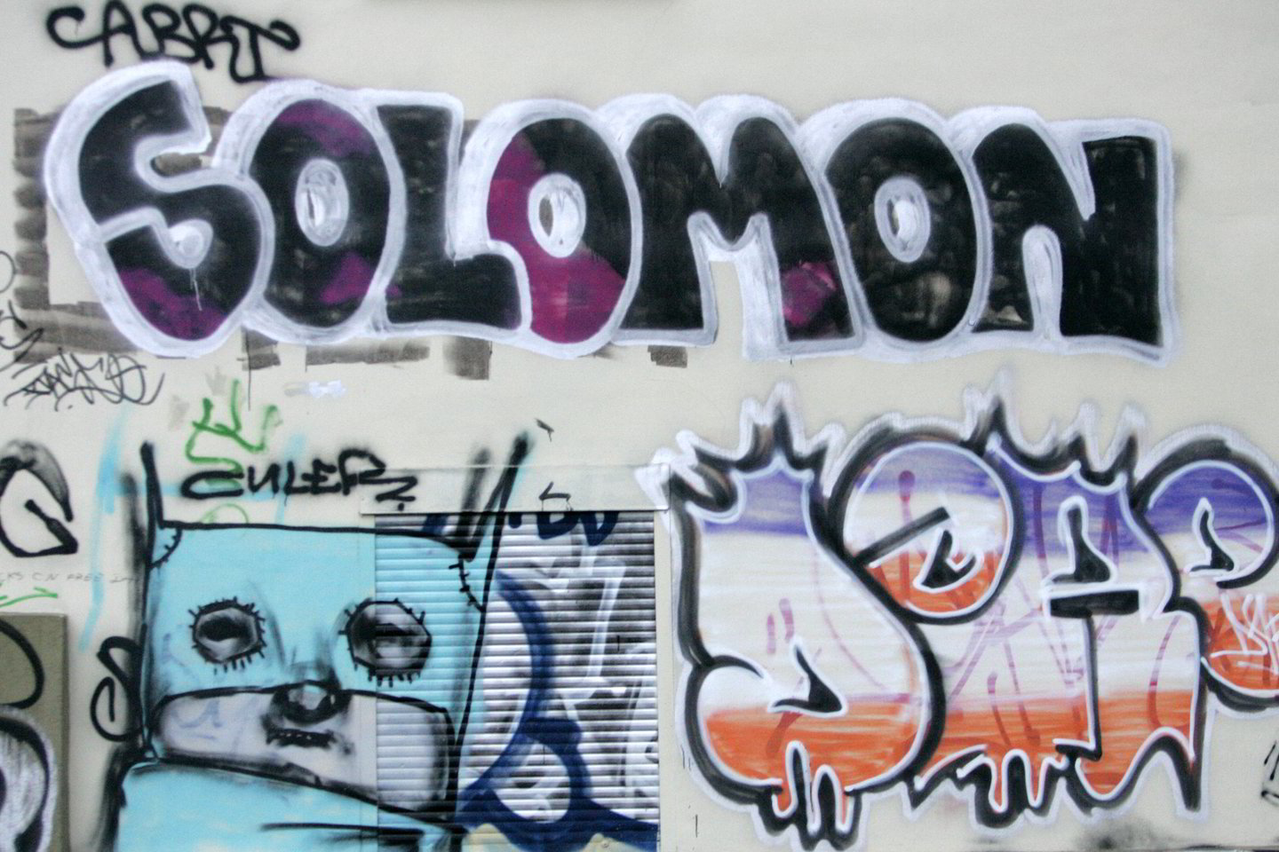Nelegalių grafitų piešėjams gresia administracinė atsakomybė - įspėjimas arba bauda iki 2 tūkst. Lt.