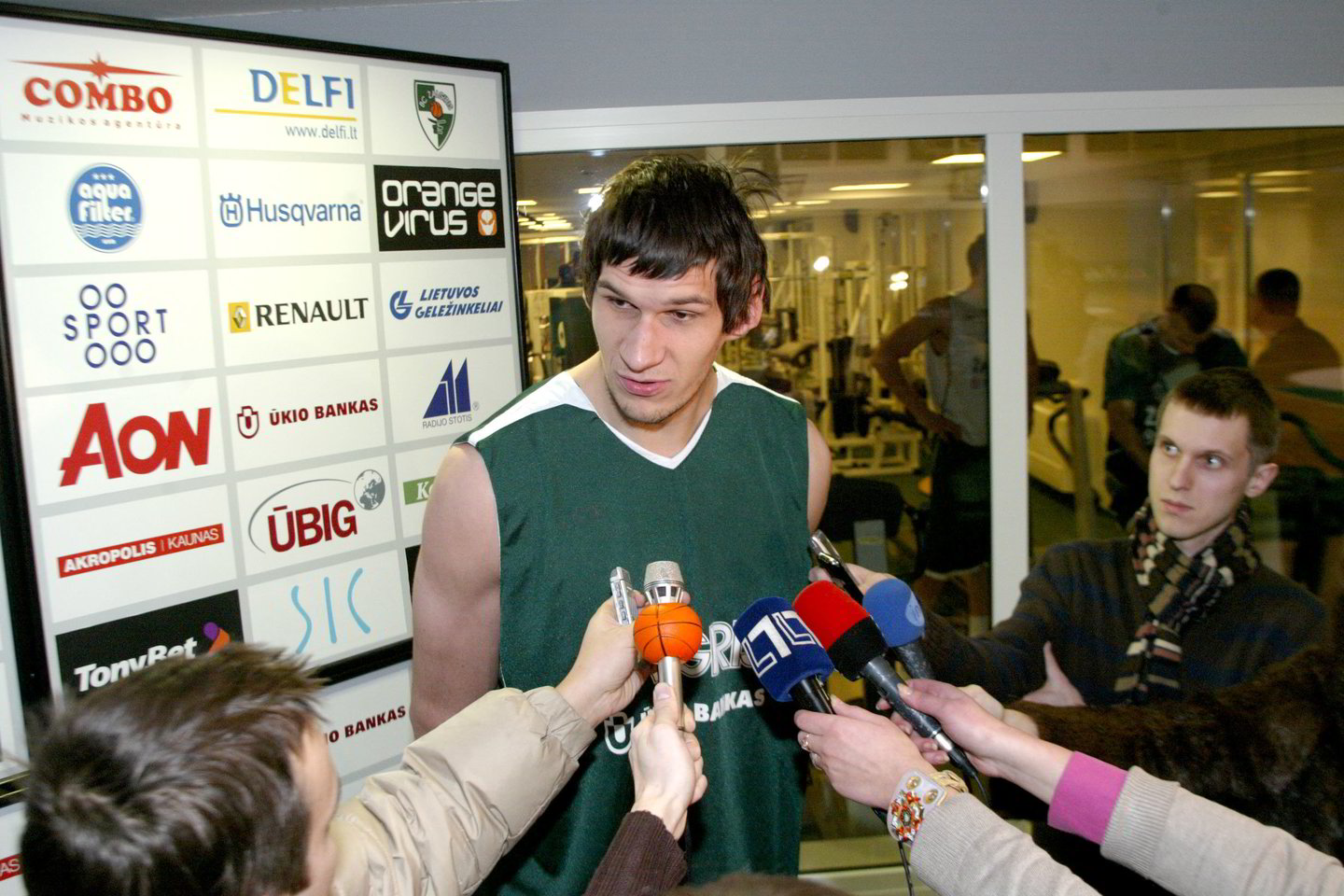 "Žalgirio" naujokas B.Marjanovičius.