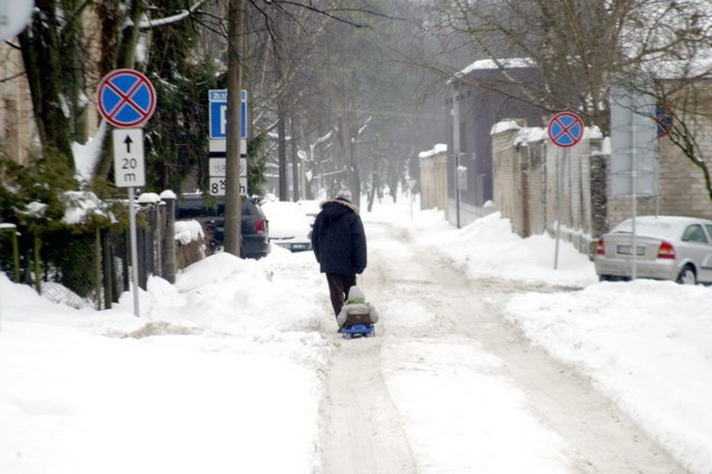 Kaunas pusnyse.