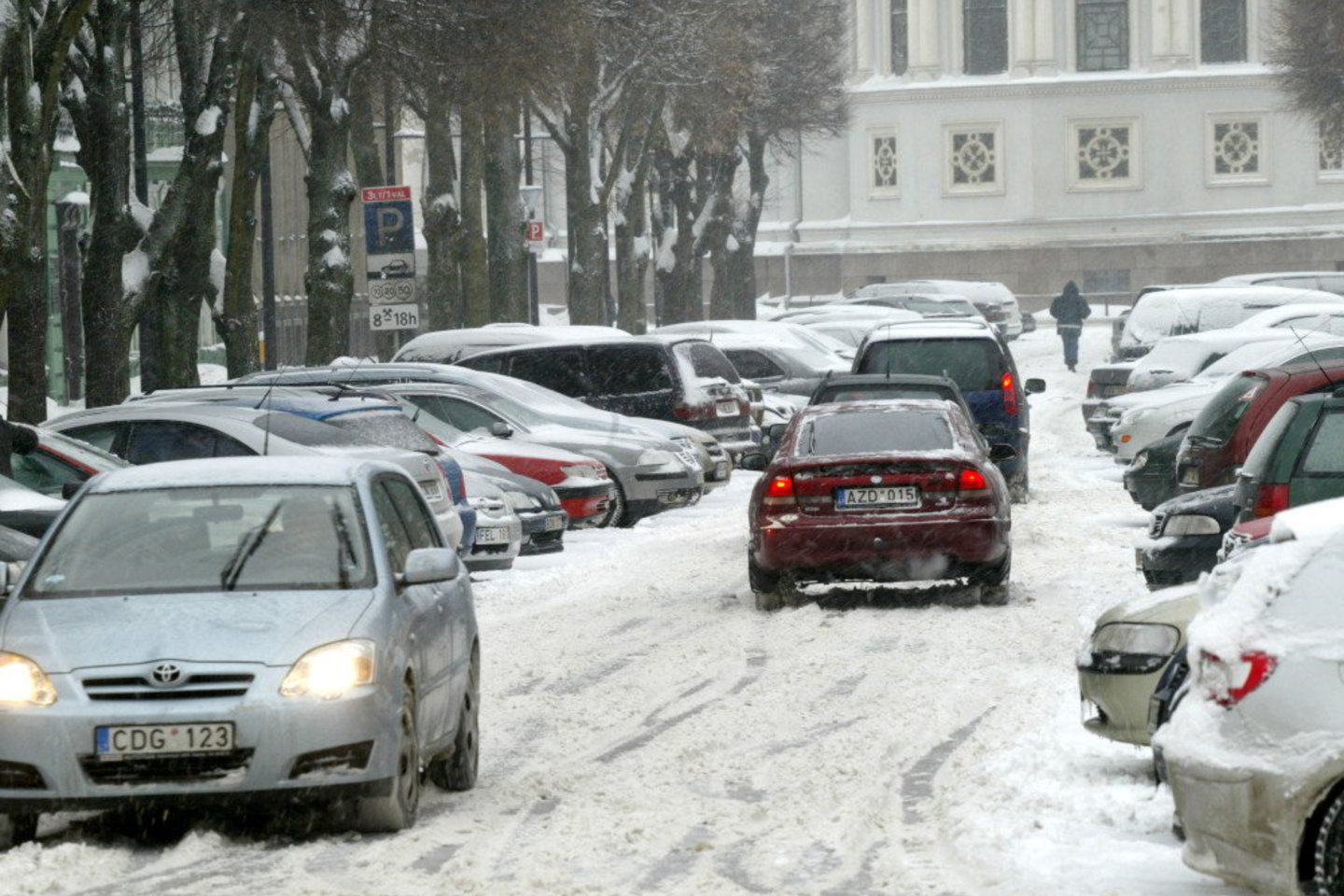 Sniegas kasdien sukelia rūpesčių.