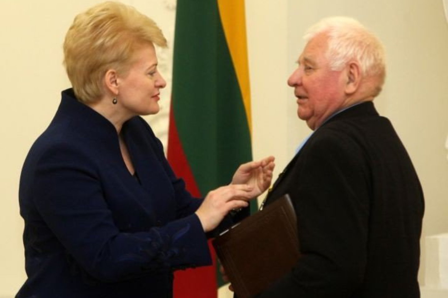 Prezidentė Dalia Grybauskaitė apdovanojo laisvės gynėją Leoną Martinkų.