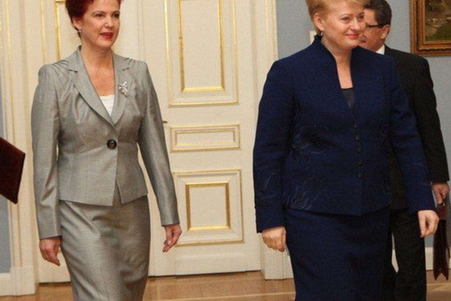 D.Grybauskaitė susitiko su Latvijos Seimo pirmininke S.Abuoltinia