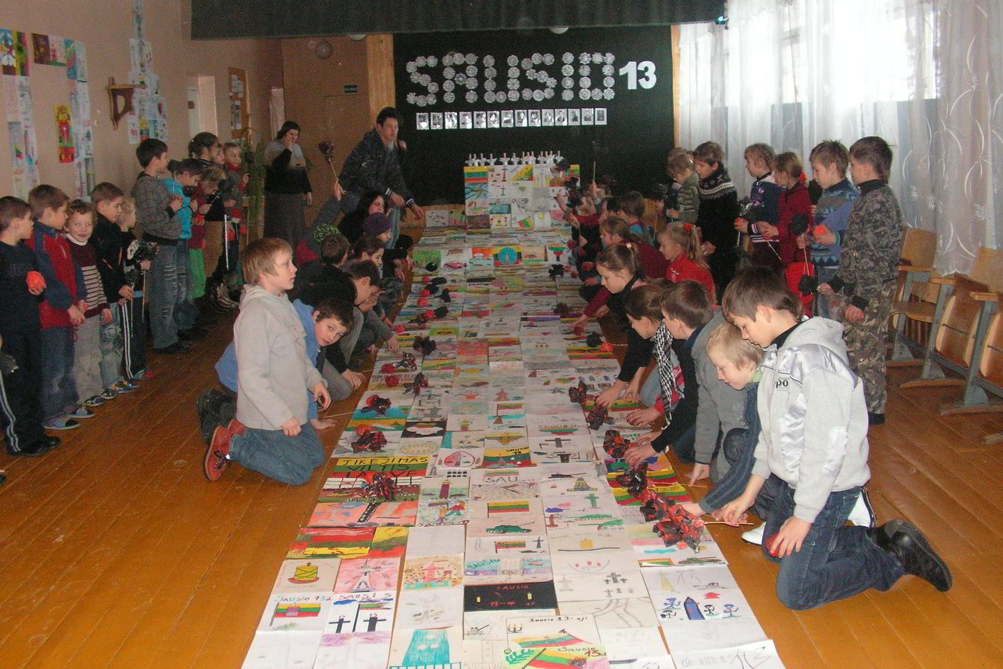 Triškonių pagrindinės mokykla paminėjo Sausio 13-ąją.