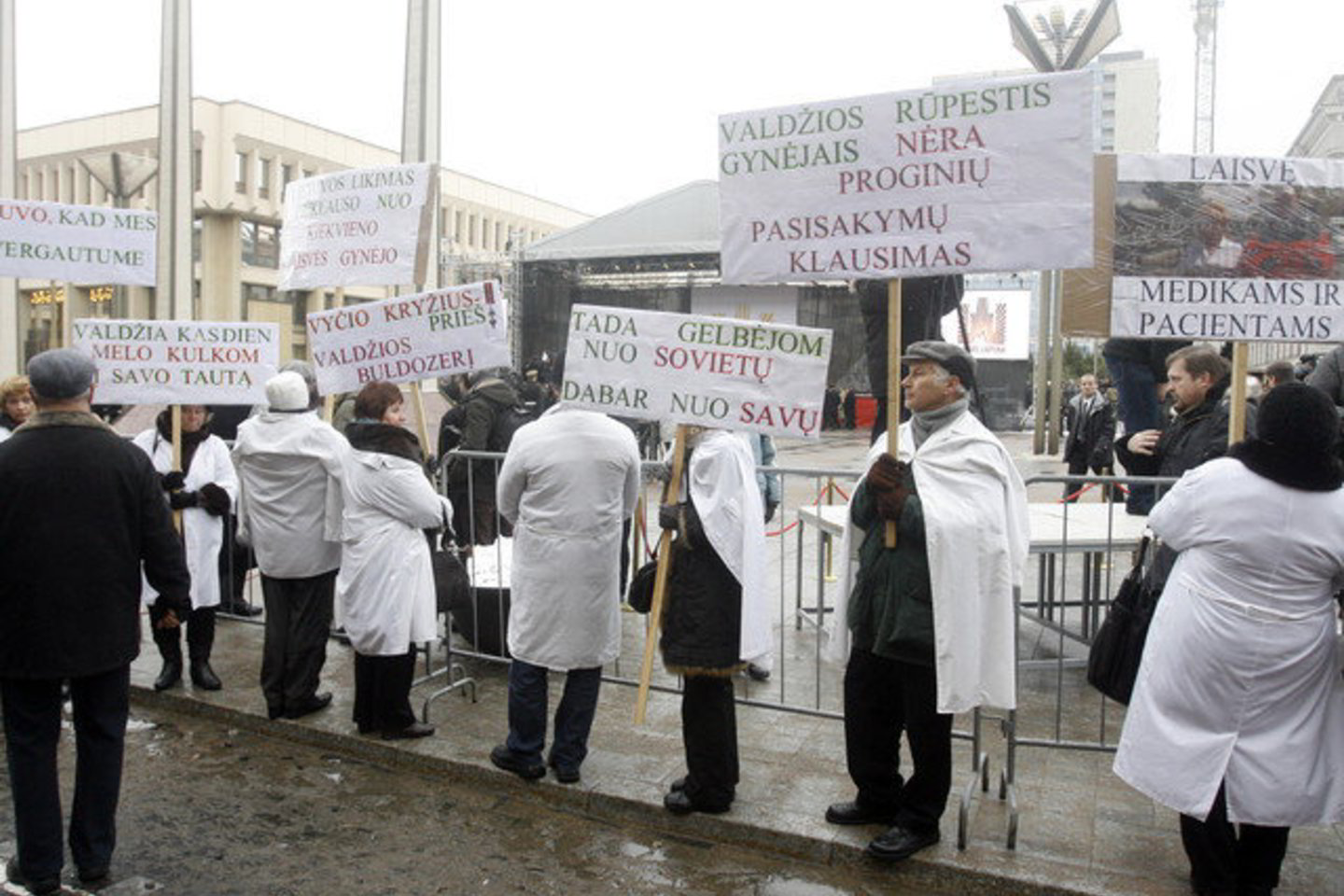 Medikų protestas.