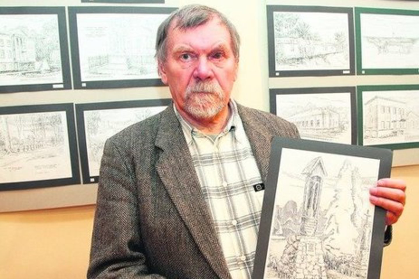 J.Lukšė vien Aleksoto rajone suskaičiavo ir nupiešė beveik šimtą svarbių statinių ir kultūros paveldo objektų.