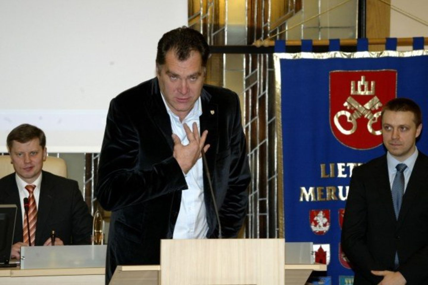 A.Sabonis Kauno savivaldybėje kalbėjo, kodėl reikia paremti „Žalgirį“.