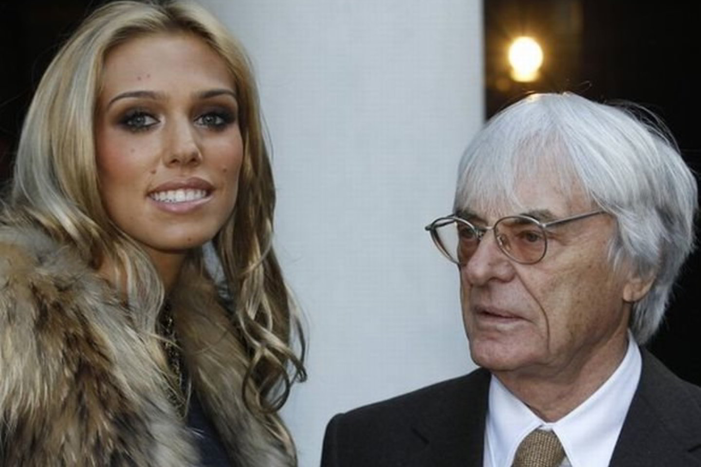 B.Ecclestone'as ir jo dukra Petra.