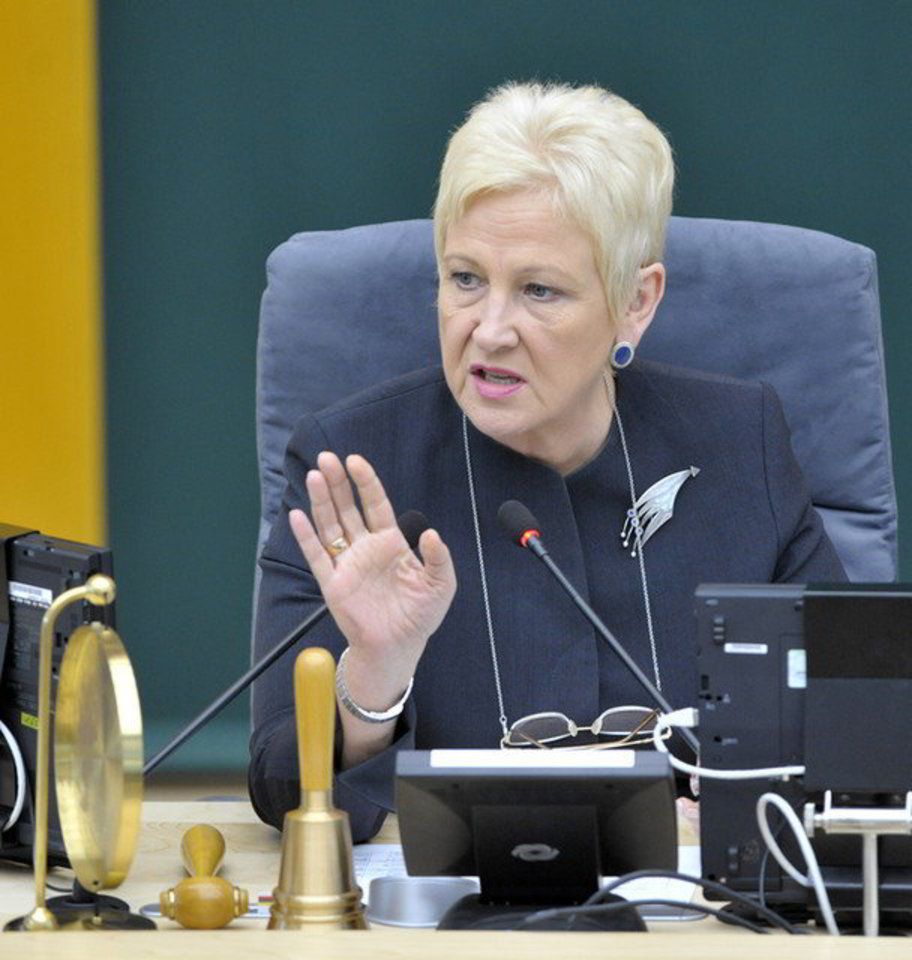 Pasak Seimo pirmininkės, apklausų rezultatai nuolat parodo, jog partijomis žmonės nepasitiki.