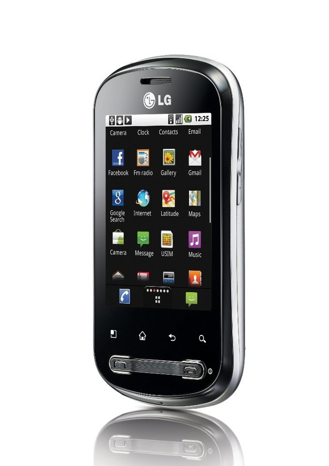LG pristato „protingą“ ir nebrangų „Android“ telefoną – „LG Optimus Me“.