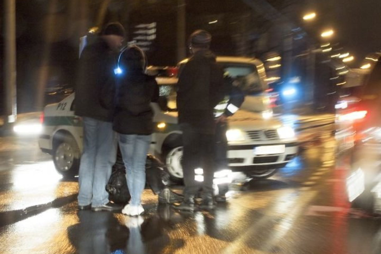 Avarija įvyko sostinės Šeimyniškių gatvėje.
