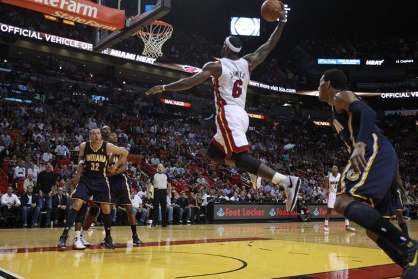 LeBrono Jameso sąskaitoje - 41 taškas ir 13 atkovotų kamuolių.
