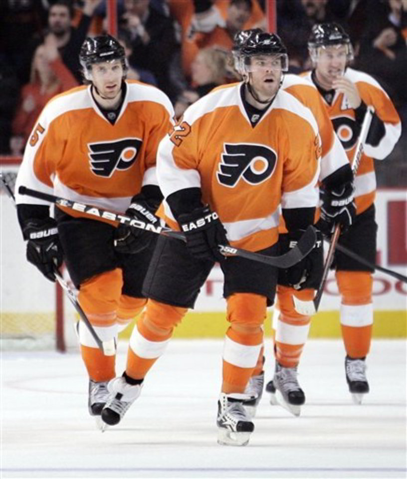 "Flyers" ledo ritulininkai nusleido "Rangers" ekipai.