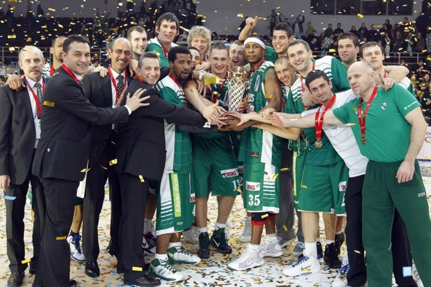 Kauno "Žalgiris" iškovojo pirmą sezono trofėjų.