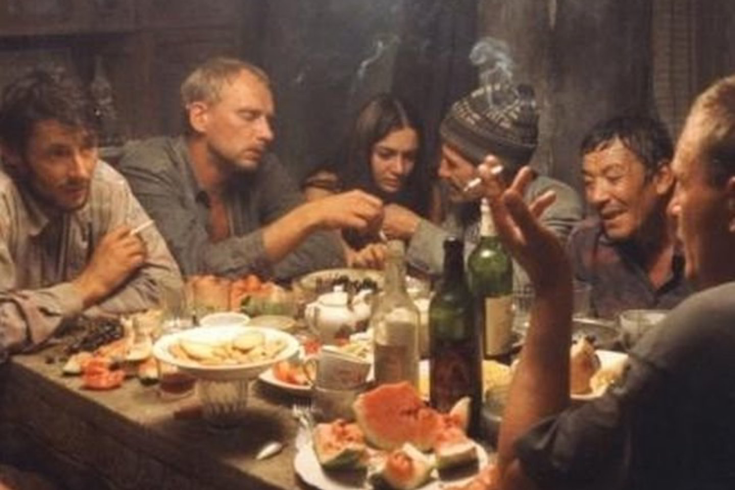 Scena iš Š.Barto filmo "Septyni nematomi žmonės".