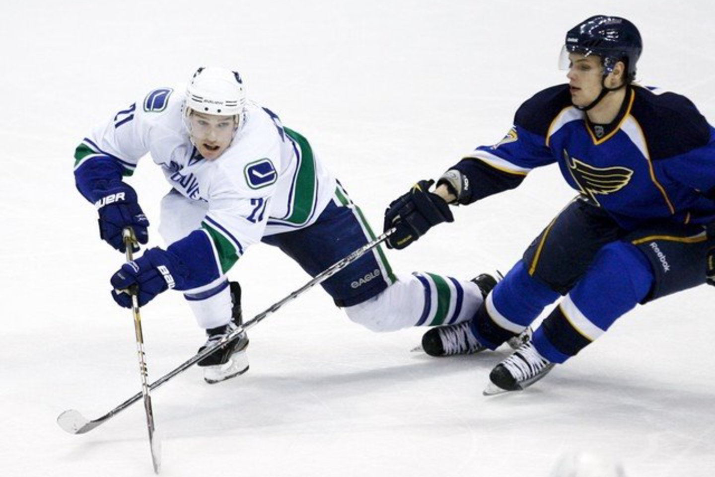 „Vancouver Canucks“ komanda svečiuose pralaimėjo „St. Louis Blues“.
