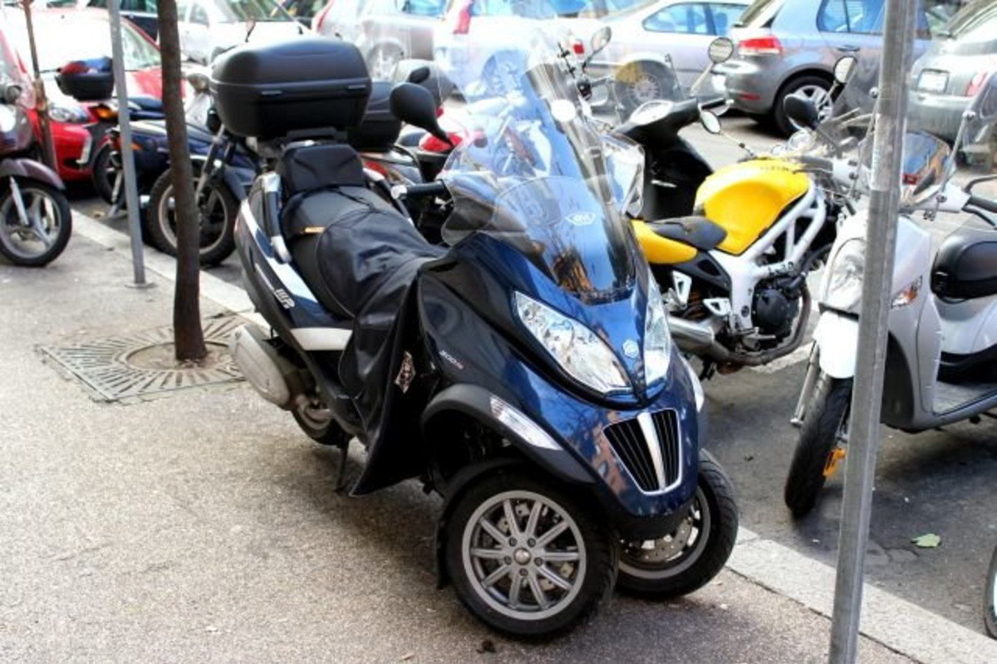 Patogiausia romiečio transporto priemonė - motoroleris.