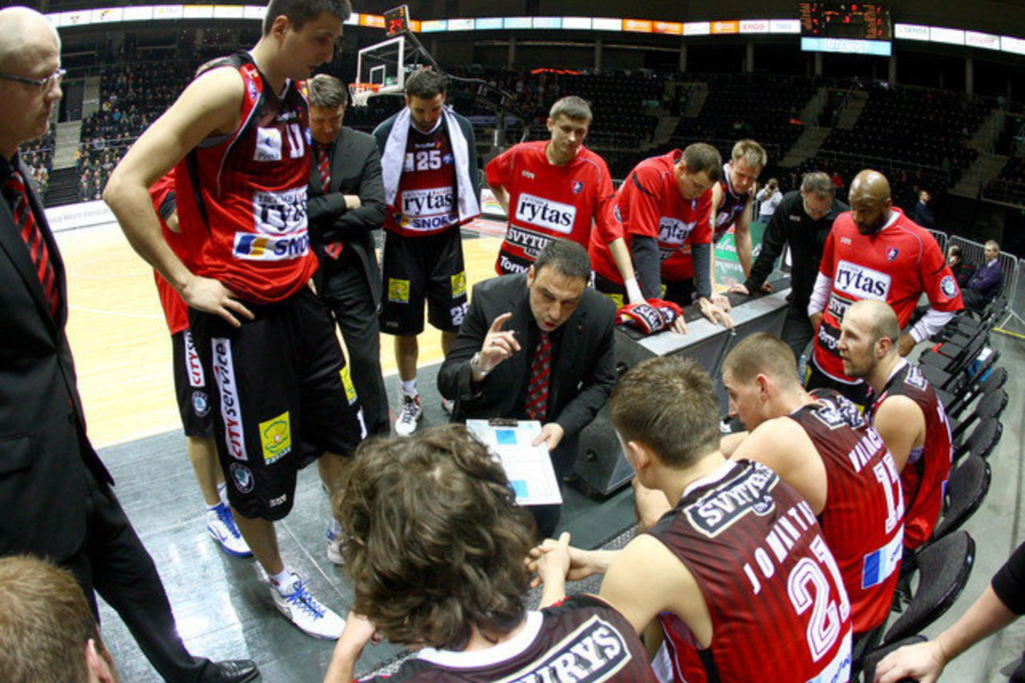 "Lietuvos rytas" vargo rungtynėse neturėjo.