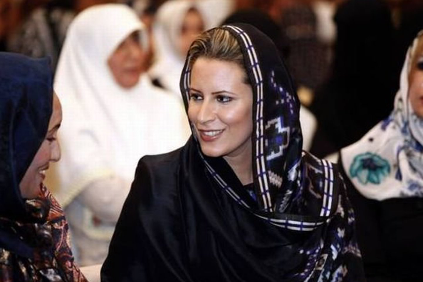 Aisha Gaddafi.