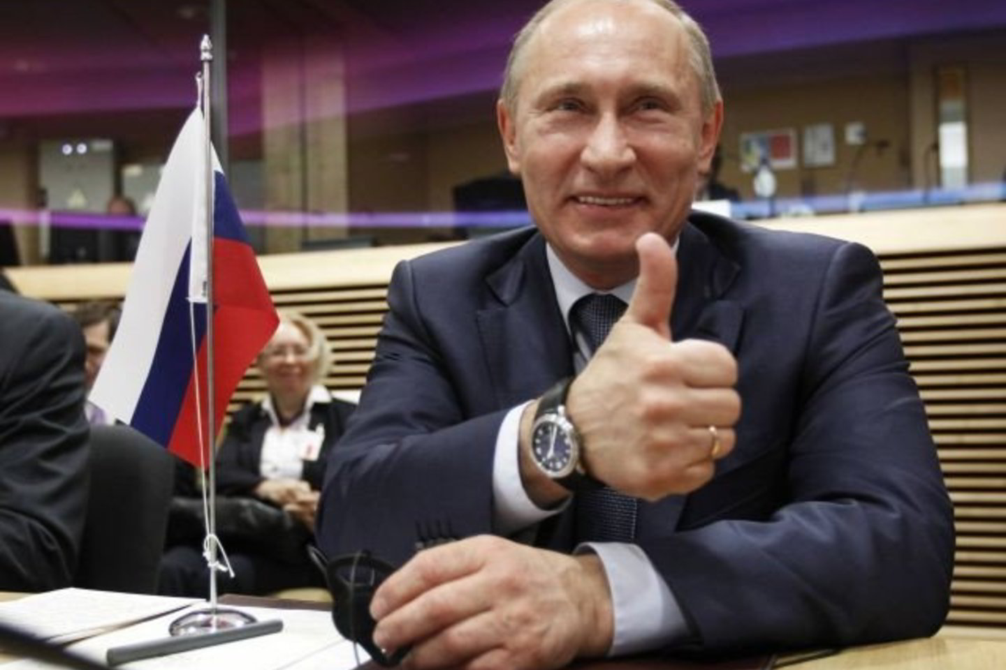 Per susitikimą su Europos Komisijos pareigūnais V.Putinas buvo gerai nusiteikęs.