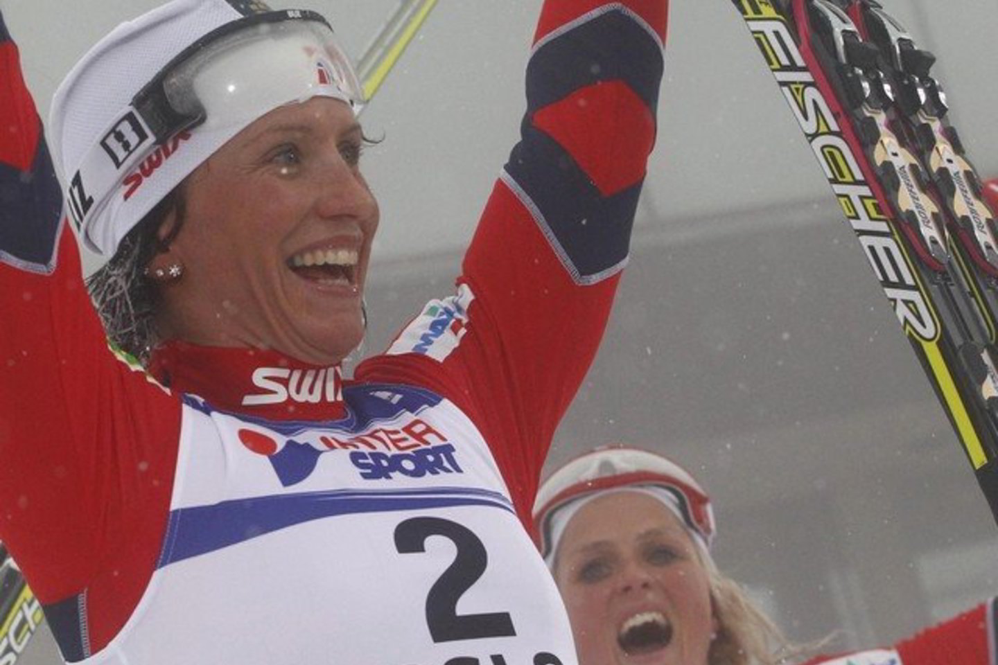Triskart olimpinė čempionė M.Bjoergen ketvirtadienį triumfavo 1,3 km sprinto lenktynėse laisvuoju stiliumi.