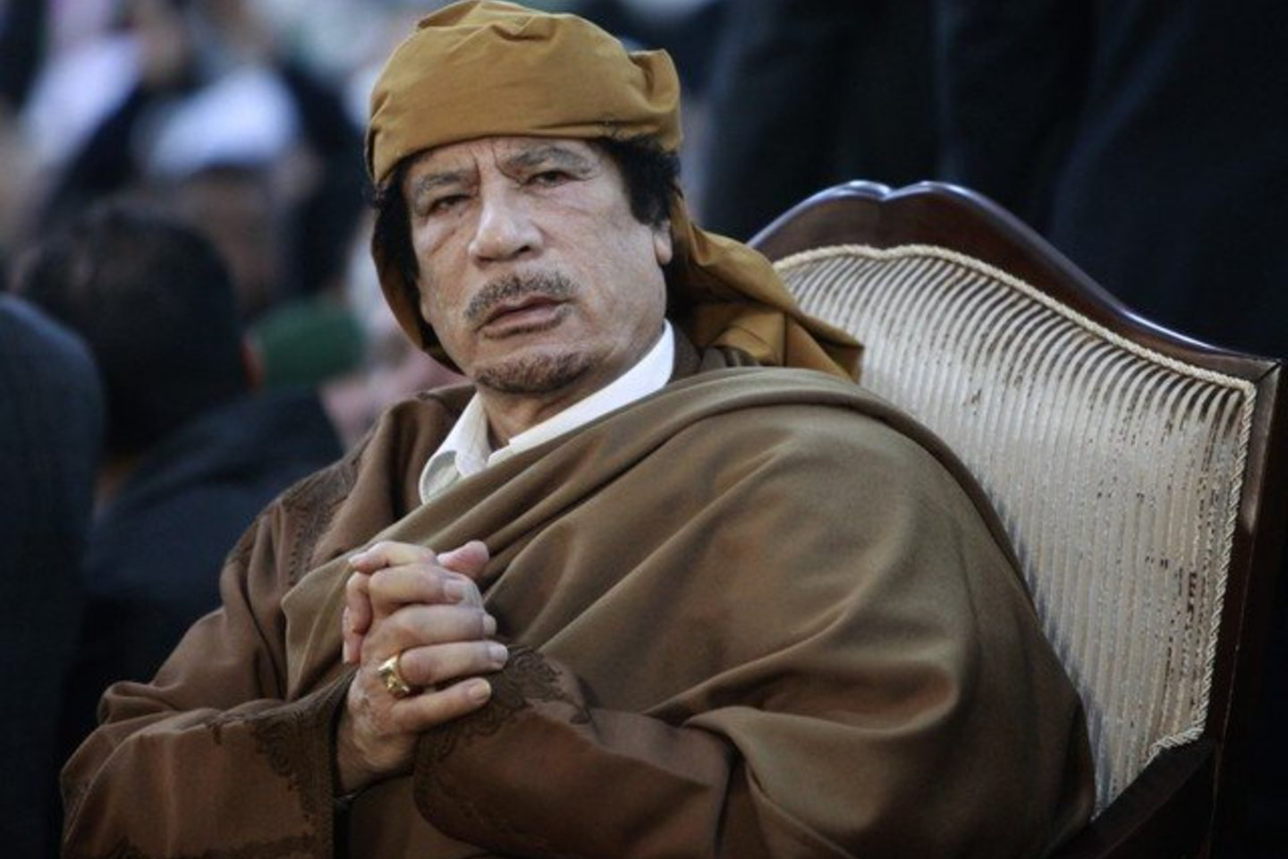 G.Kolotnycka beveik visada lydėdavo M.Gaddafi.