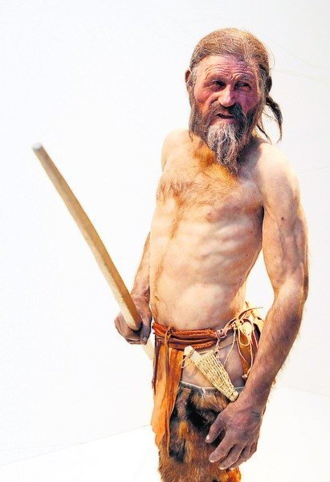Manoma, kad olandų menininkų atkurtas prieš 5300 metų žuvusio Ötzi modelis sukels mokslininkų diskusijas.