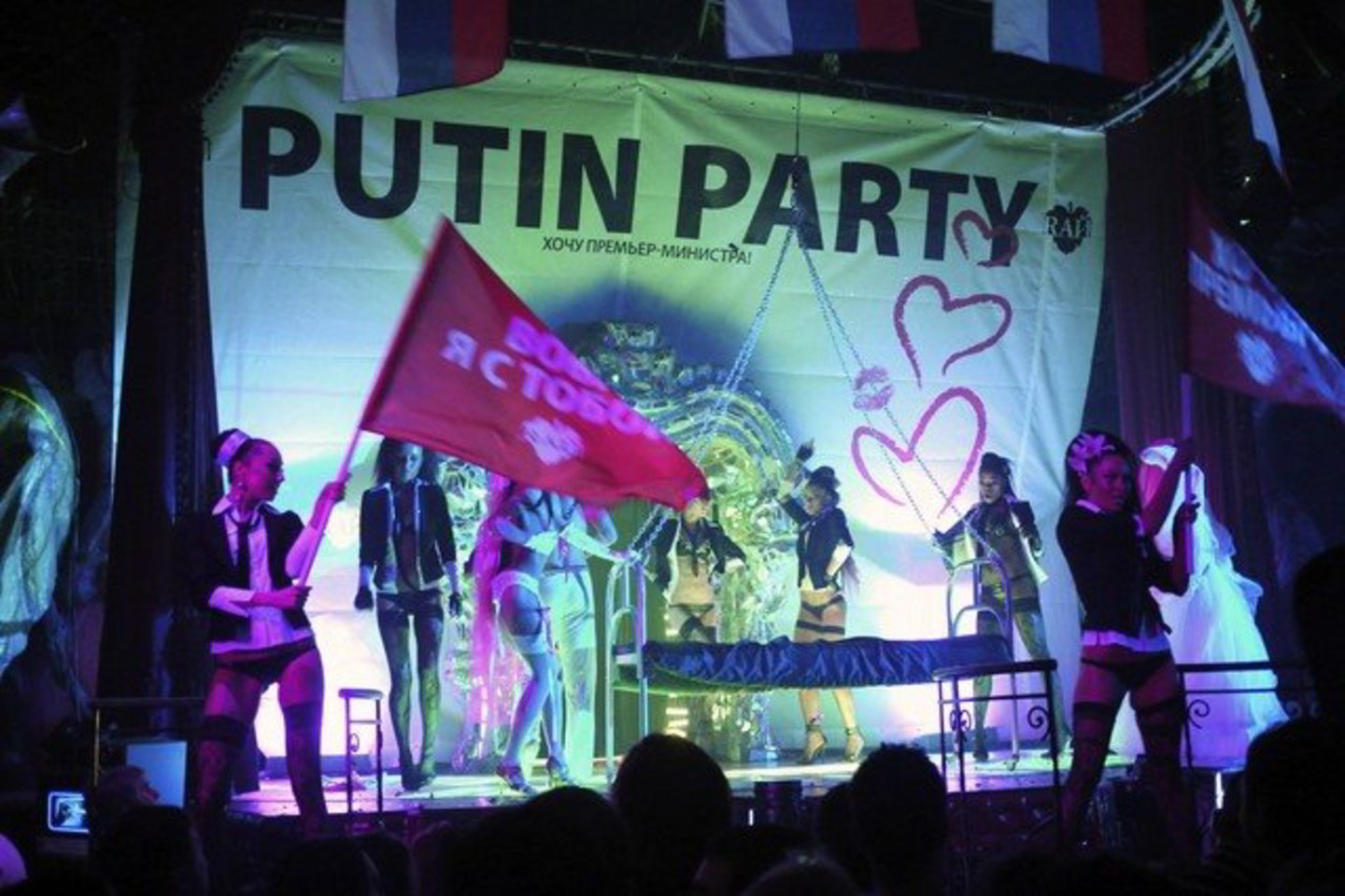 Viename Maskvos klube įvyko „Putin Party“ vakarėlis.