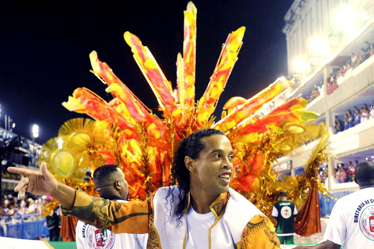 Karnavale dalyvavo ir futbolo žvaigždė Ronaldinho.