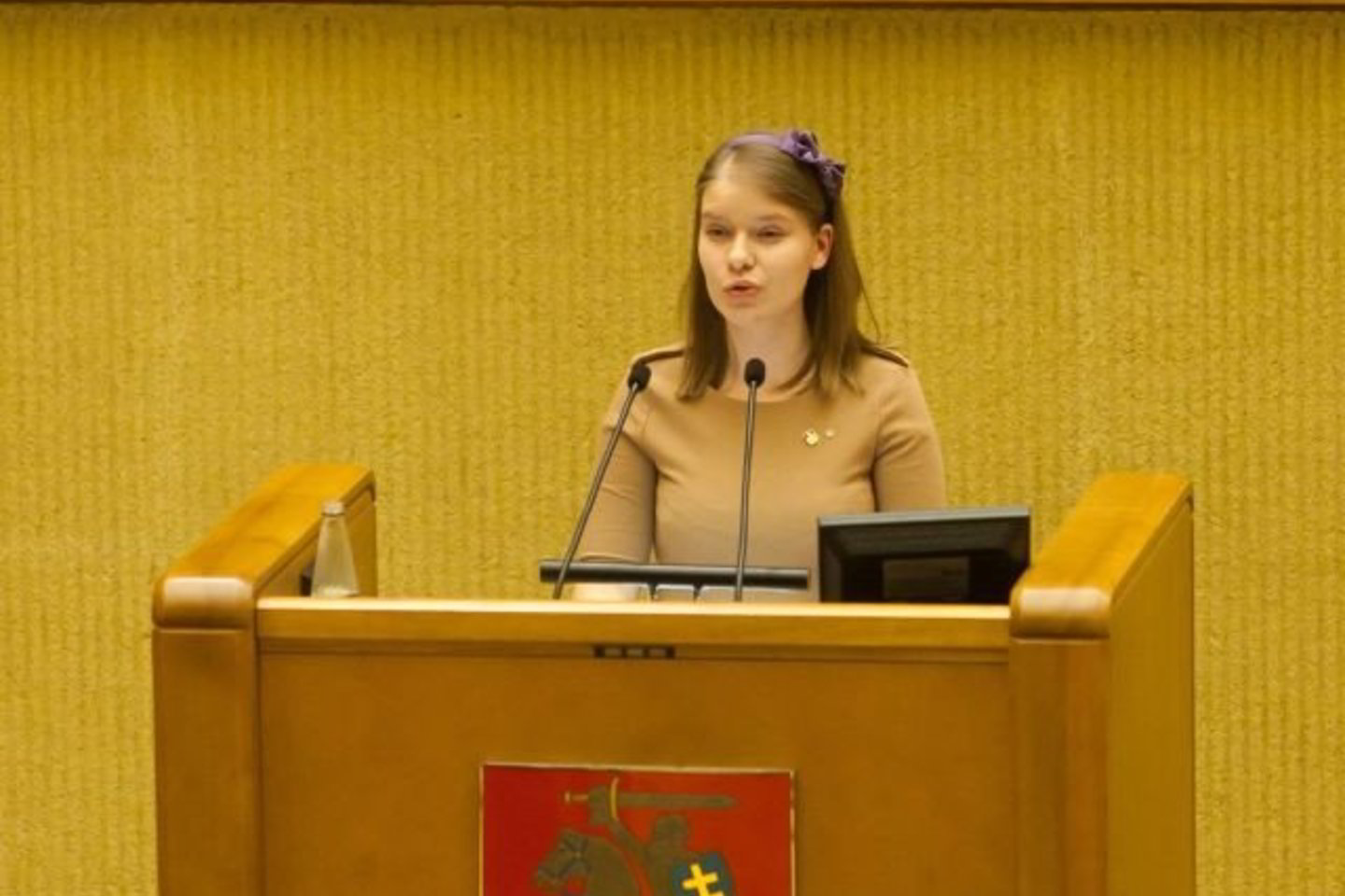 Mažeikių „Gabijos“ gimnazijos mokinė Gabrielė Bubokaitė.