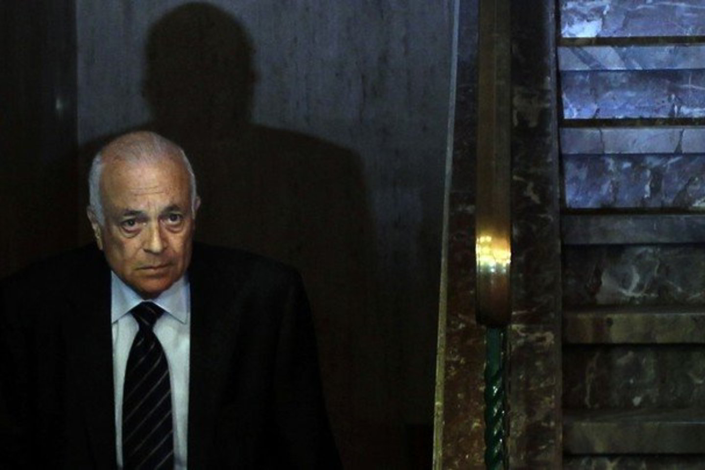 Arabų šalių užsienio reikalų ministrai susitiko Kaire aptarti padėties Libijoje. Nuotraukoje - Egipto užsienio reikalų ministras Nabilas Elaraby.