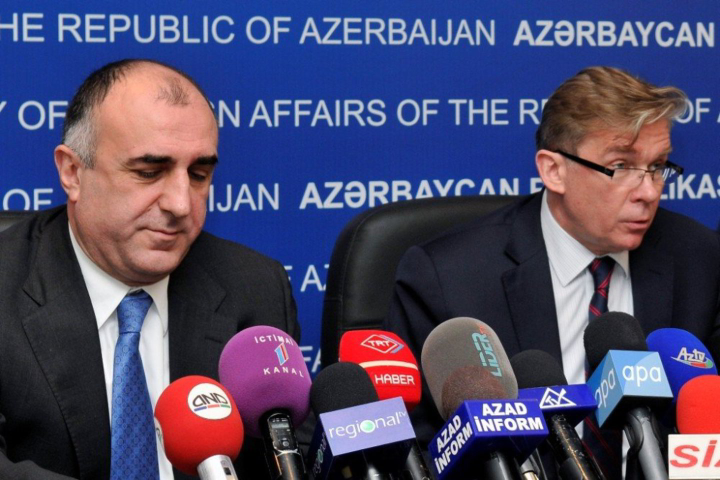 A.Ažubalis susitiko su Azerbaidžano užsienio reikalų ministru Elmaru Mamadiarovu.