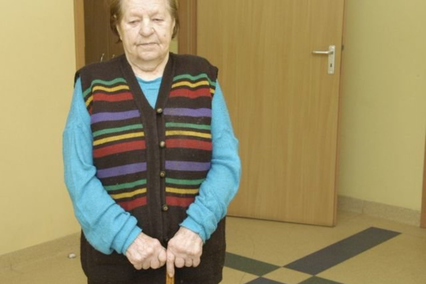 Linkuvos socialinių paslaugų centro gyventoja, žeimelietė Bronislava Verkulienė.