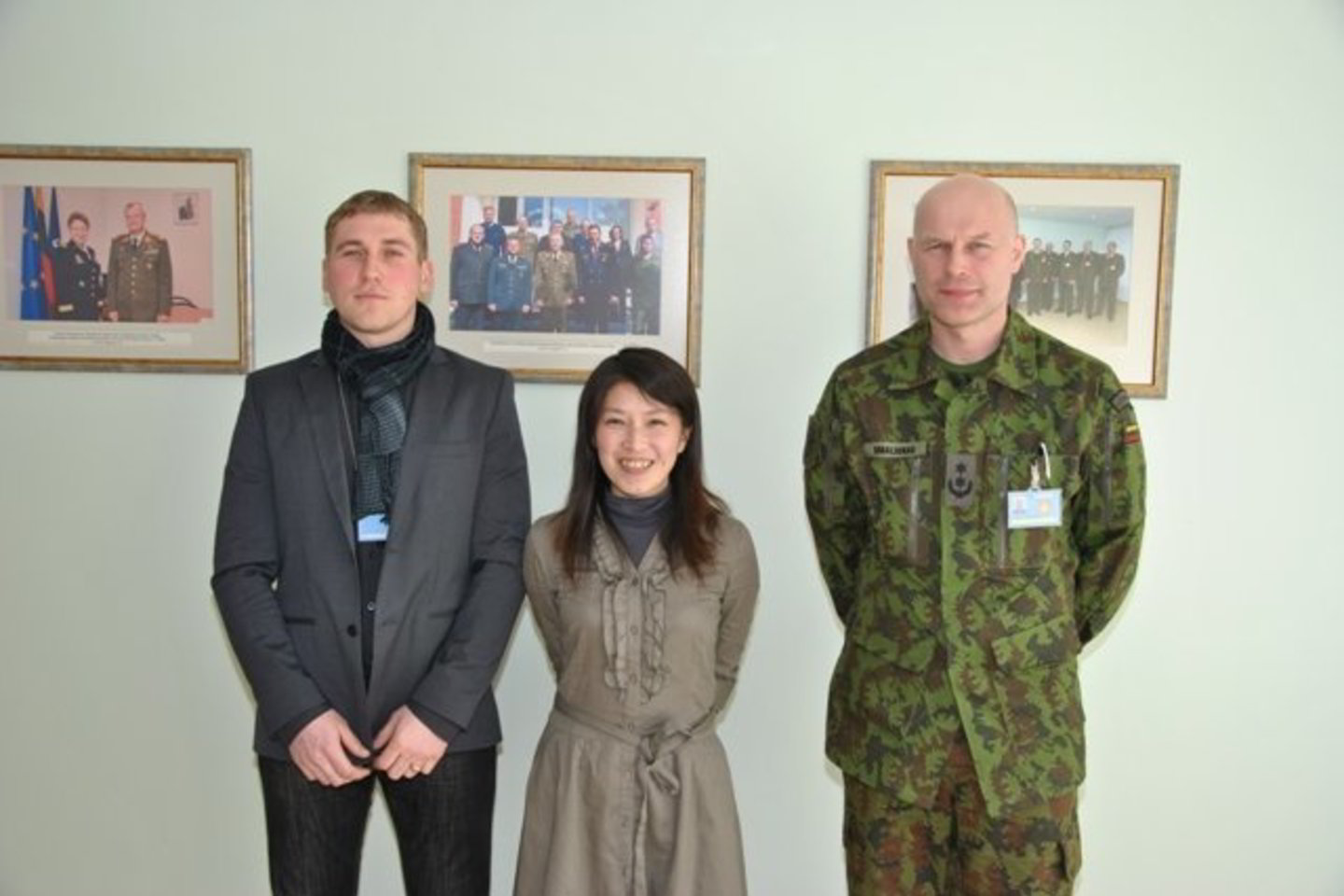 H. Ishizaki prašymu, į susitikimą su Japonijos atstovėmis Jungtiniame štabe atvyko ir šiuo metu atostogaujantis vyresnysis leitenantas Linas Novogreckis.