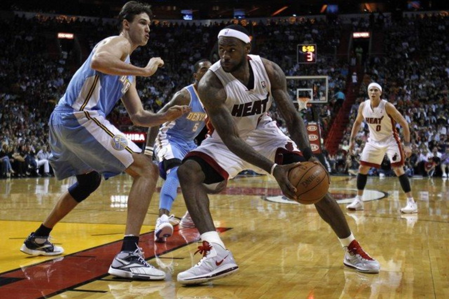 „Heat“ komandai LJamesas pelnė 33 taškus.