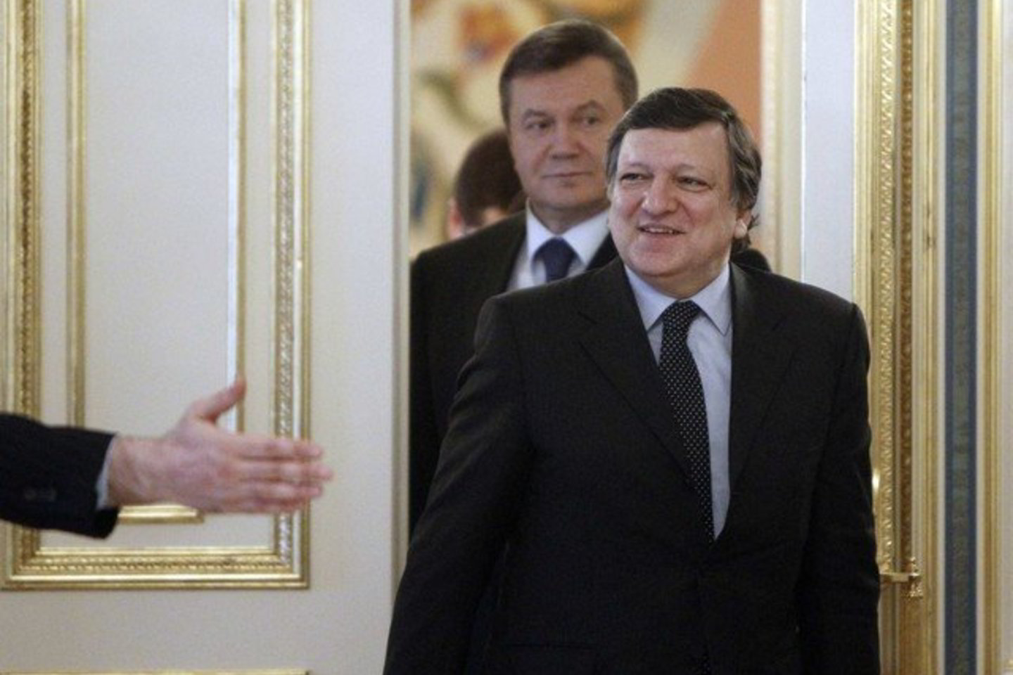 J.M.Barroso lankosi Kijeve.